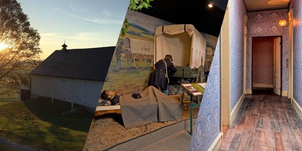 A FB Header featuring all three sites: the Pry House Field Hospital Museum, the National Museum of Civil War Medicine, and the Clara Barton Missing Soldiers Office Museum