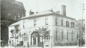 The first home of the Museum, the Riggs Bank Building in downtown Washington, D.C. 1862-1863. Courtesy of the Otis Historical Archives, National Museum of Health and Medicine