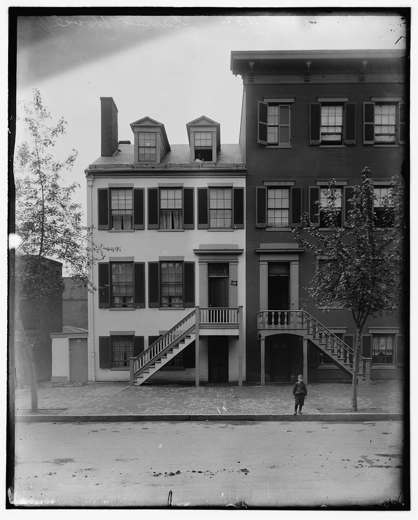 Mary Surratt House, 604 H Street, Washington, DC. Courtesy of the Library of Congress