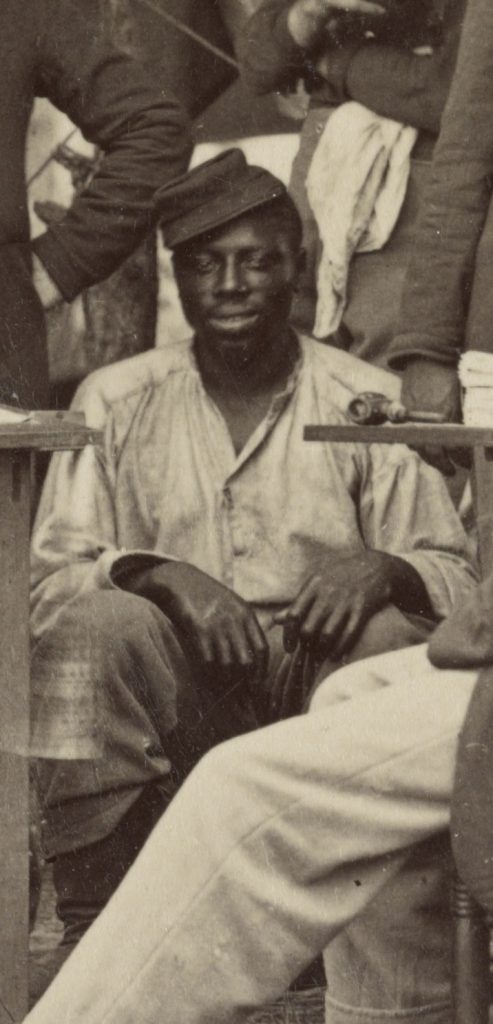 Detail from Camp of Chief Ambulance Officer, 9th Army Corps. in front of Petersburg, Va., August, 1864, LoC