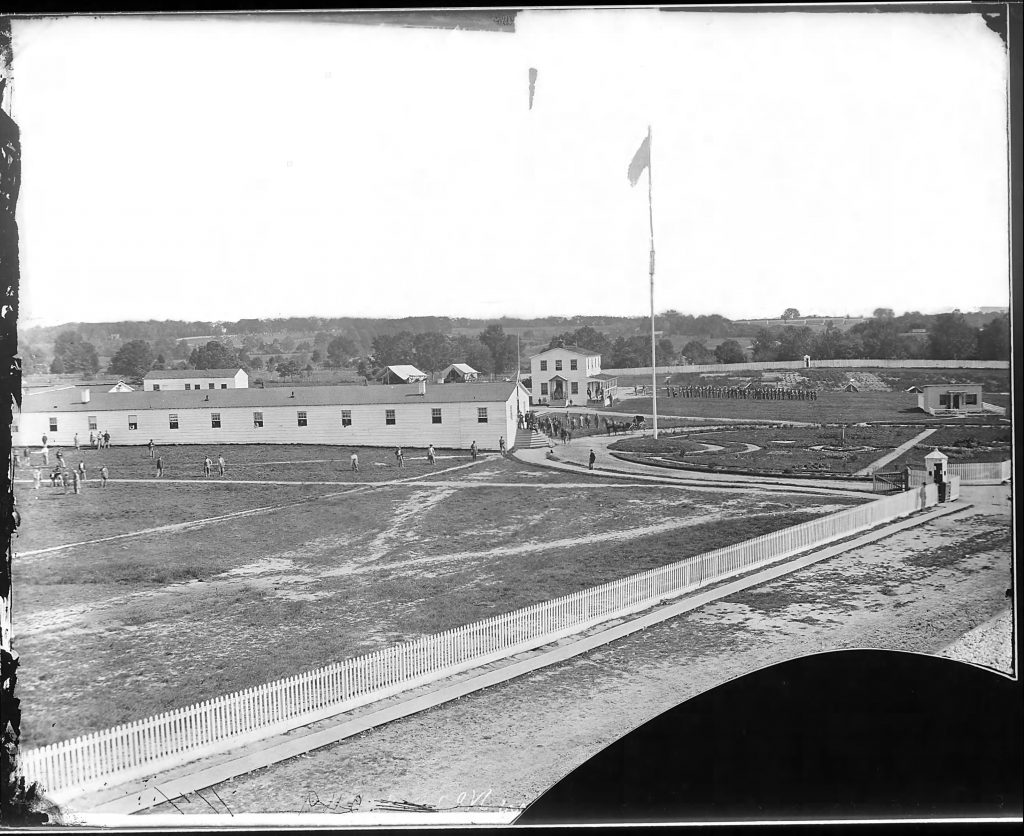 Harewood Hospital near Washington, note the open windows. Courtesy of the National Archives