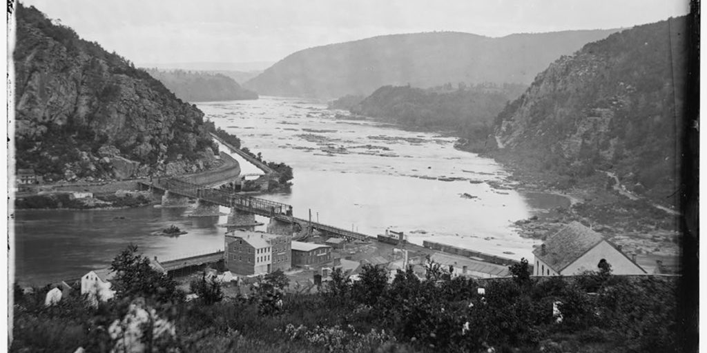 View from Clayton General Hospital at Harpers Ferry