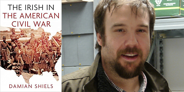 Historian Damian Shiels and his book, The Irish in the American Civil War