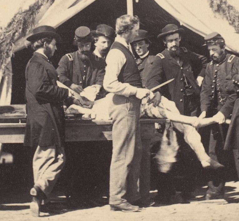 Detail from Operating Tent, Camp Letterman, Gettysburg, Pennsylvania, 1863, The Metropolitan Museum of Art, New York