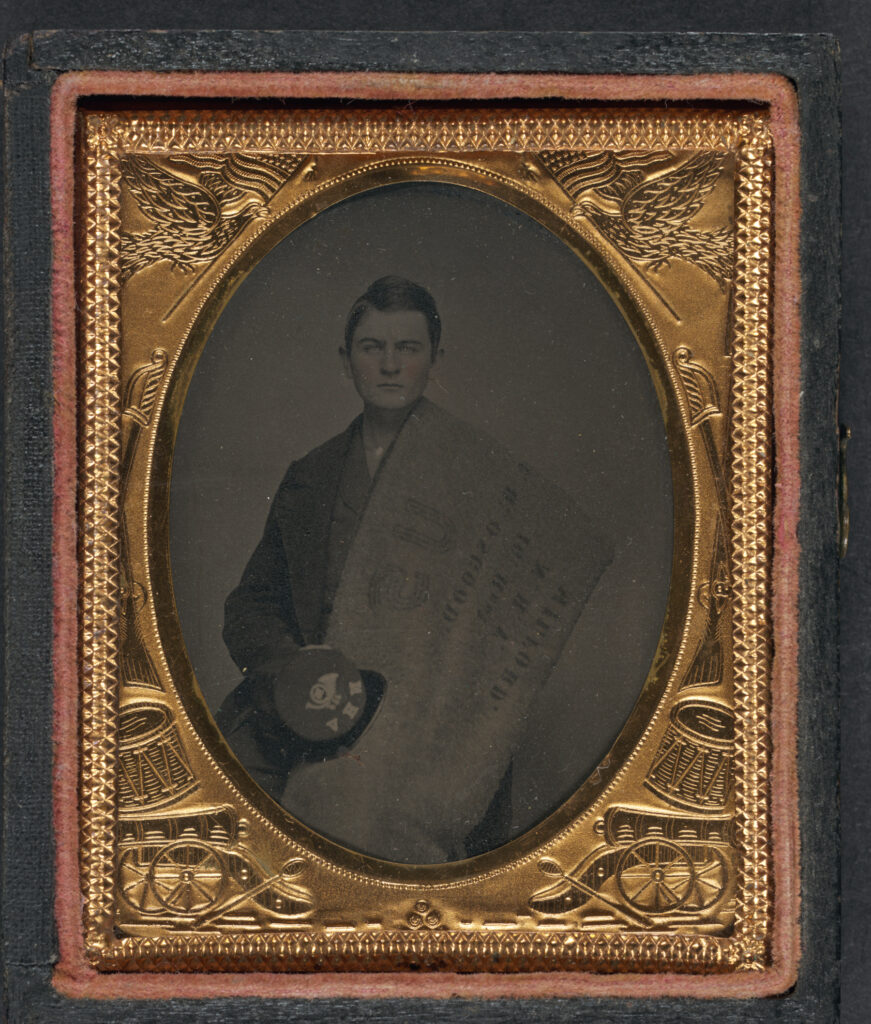 Private Charles H. Osgood, Co C 16th NH (Library of Congress)