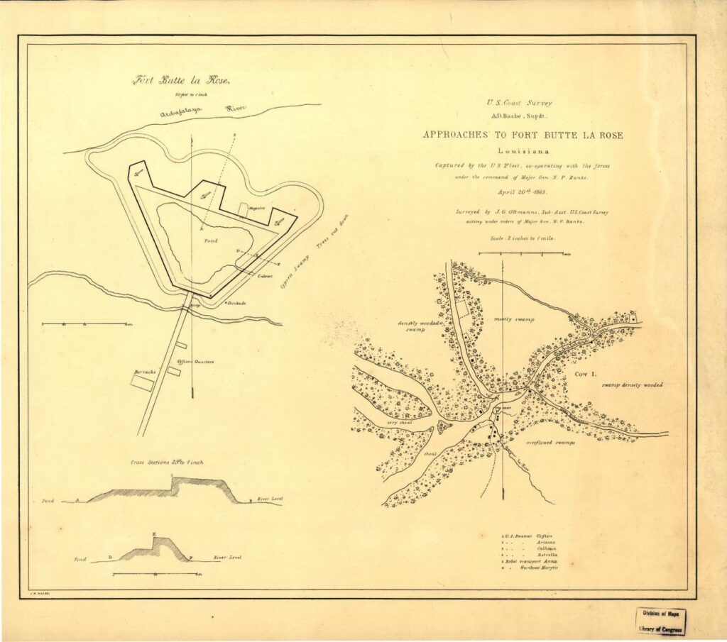 Fort Burton Approaches (Library of Congress)