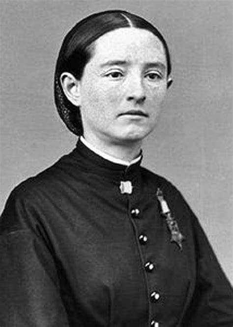 Dr. Walker as a young woman wearing her Medal of Honor